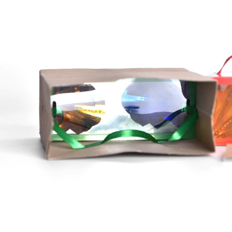 Medium Delux Paper Bag Appearing Flower Box Magic Tricks Close Up Magia Flowers From Empty Stunt Magie Illusion Gimmick Prop | Игрушки и