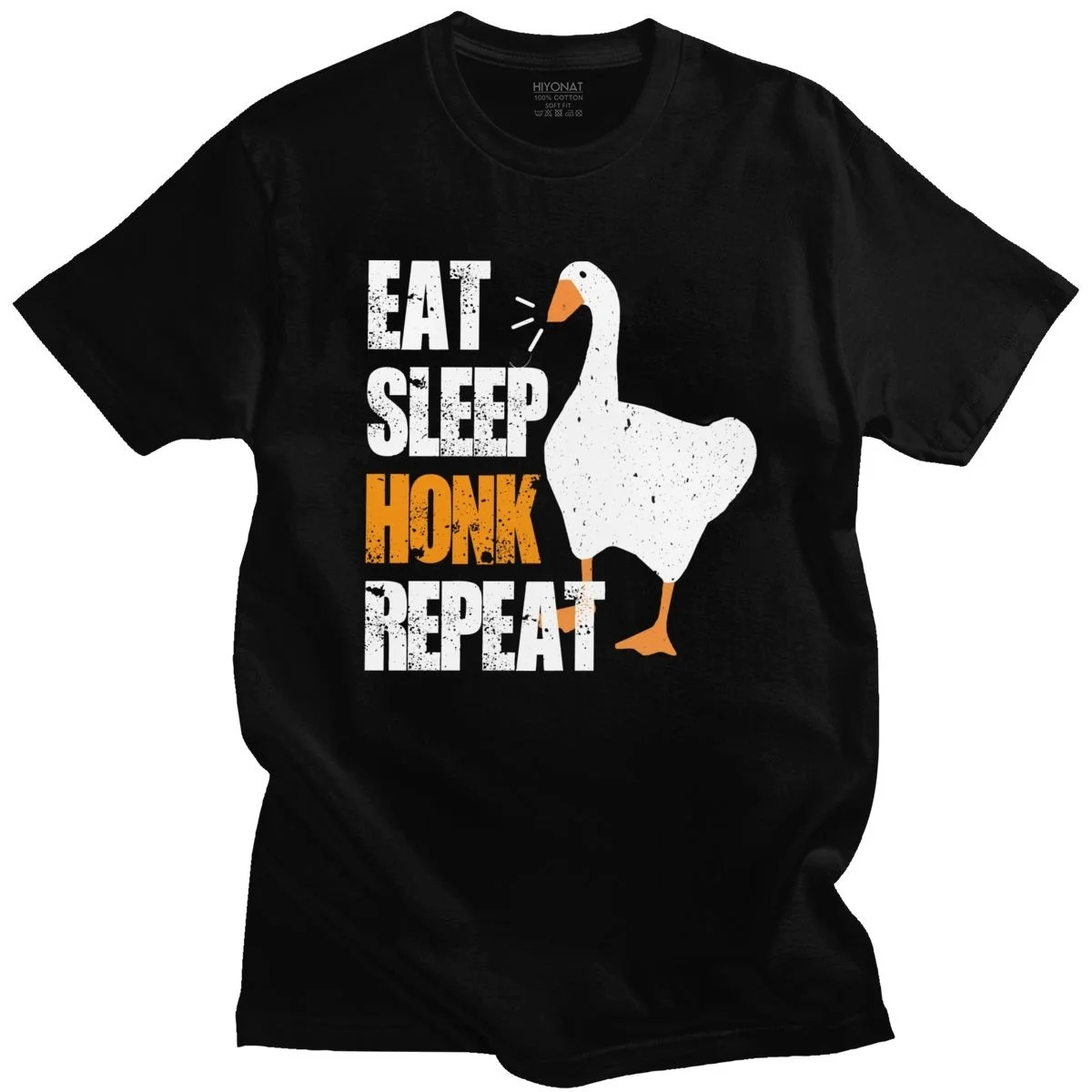 Funny Mens Eat Sleep Honk T-Shirts Short Sleeved Cotton Tshirt Printed Untitled Goose Game Tee Tops Casual Shirt Clothing
Funny Mens Eat Sleep Honk T-Shirts Short Sleeved Cotton Tshirt Printed Untitled Goose Game Tee Tops Casual Shirt Clothing