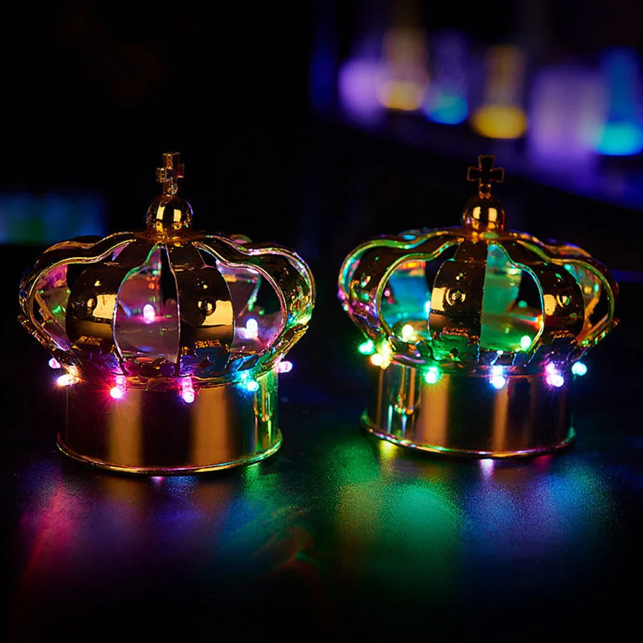 Rechargeable LED Champagne Crown Cover Cap Topper LED Sparkler Light Bottle Service Strobe Baton For Wedding Party Bar Decor
Rechargeable LED Champagne Crown Cover Cap Topper LED Sparkler Light Bottle Service Strobe Baton For Wedding Party Bar Decor