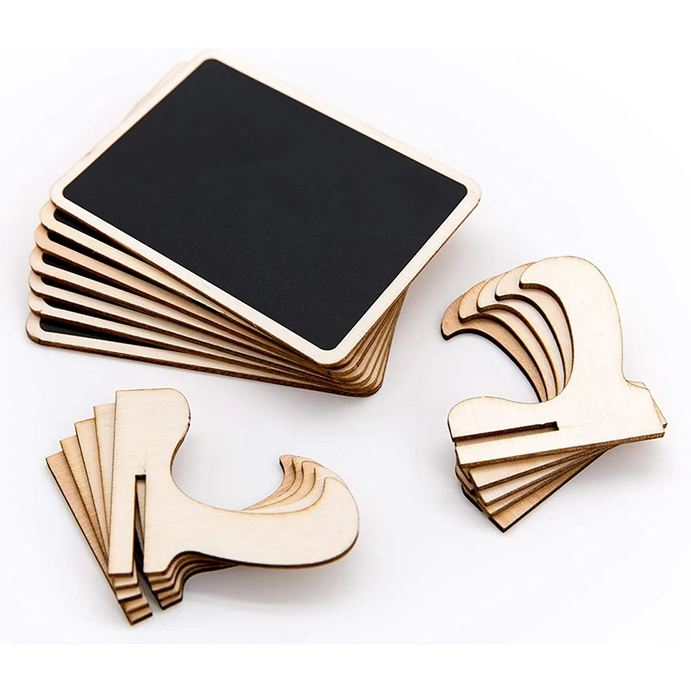 10PCS Mini Chalkboards Signs with Easel Stand Wood Place Cards for Weddings Birthday Parties Event Decoration
10PCS Mini Chalkboards Signs with Easel Stand Wood Place Cards for Weddings Birthday Parties Event Decoration