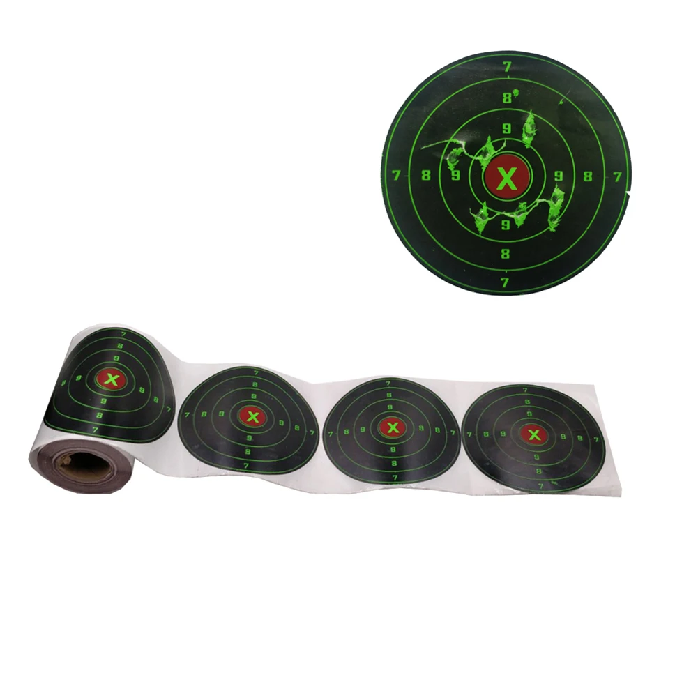 100 Pcs / Roll Sticky Reactive Splash Target Sticker 4in For Archery Practice Outdoor Bow Hunting Shooting Practice Accessories
100 Pcs / Roll Sticky Reactive Splash Target Sticker 4in For Archery Practice Outdoor Bow Hunting Shooting Practice Accessories