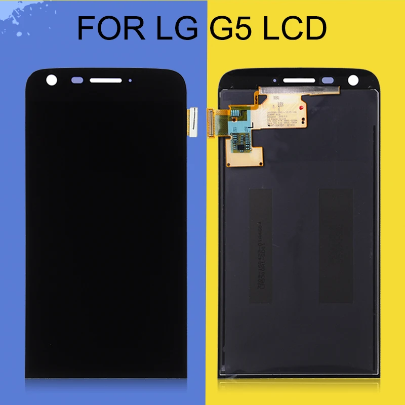 

ЖК-дисплей Catteny G5 для LG H850, сенсорный экран с дигитайзером H858, H820, LS992, H830, US992, H840 в сборе, Бесплатная доставка со средней рамкой