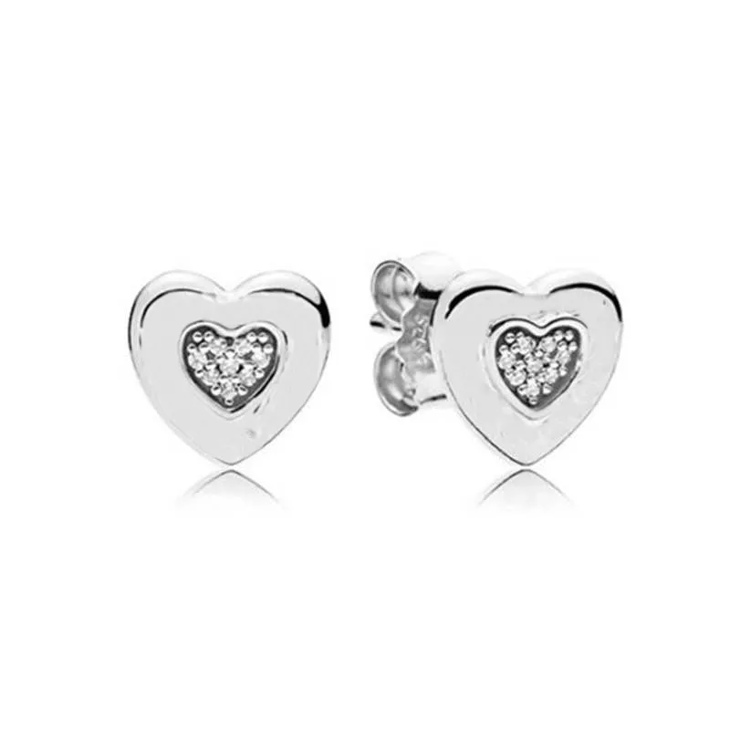Original S925 Sterling Silver Pan Earring Heart Shaped Simple Personalized Earrings For Women Wedding Gift Fashion Jewelry
Original S925 Sterling Silver Pan Earring Heart Shaped Simple Personalized Earrings For Women Wedding Gift Fashion Jewelry