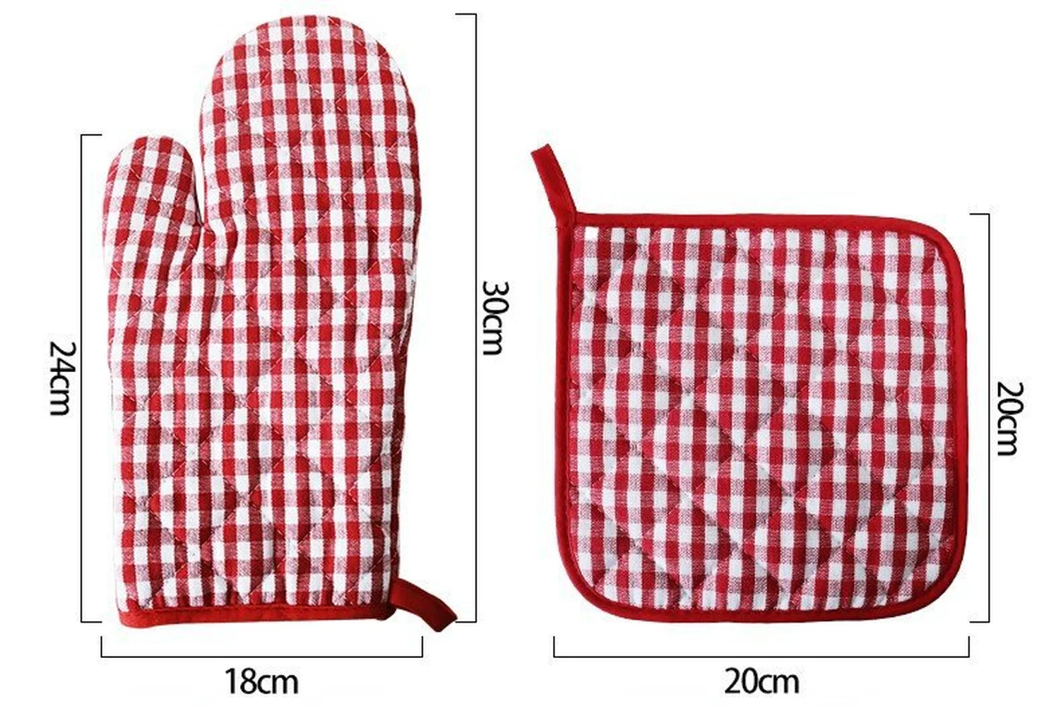 Heat-resistant Gloves Plaid Holders Inner Kitchen Baking Heat Cotton Cooking Microwave Mitts
Heat-resistant Gloves Plaid Holders Inner Kitchen Baking Heat Cotton Cooking Microwave Mitts