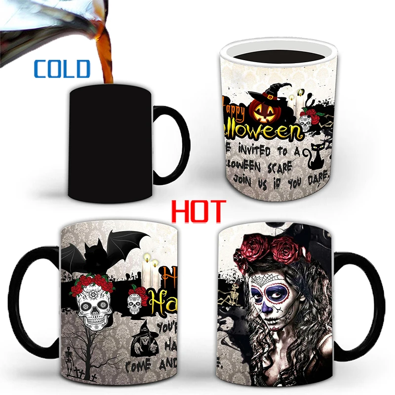 1Pcs New 350ml All Saints’ Day Happy Halloween Changing Color Mug Ceramic Coffee Milk Tea Cups
1Pcs New 350ml All Saints’ Day Happy Halloween Changing Color Mug Ceramic Coffee Milk Tea Cups
