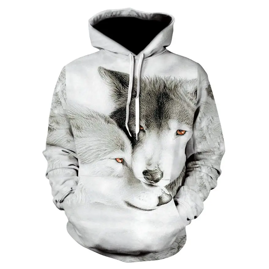 2021 Spring and Autumn Men's Wolf Hoodie Street Hip Hop Fashion Sweatshirt Comfortable Fitness Animal Pullover Long Sleeve
2021 Spring and Autumn Men's Wolf Hoodie Street Hip Hop Fashion Sweatshirt Comfortable Fitness Animal Pullover Long Sleeve