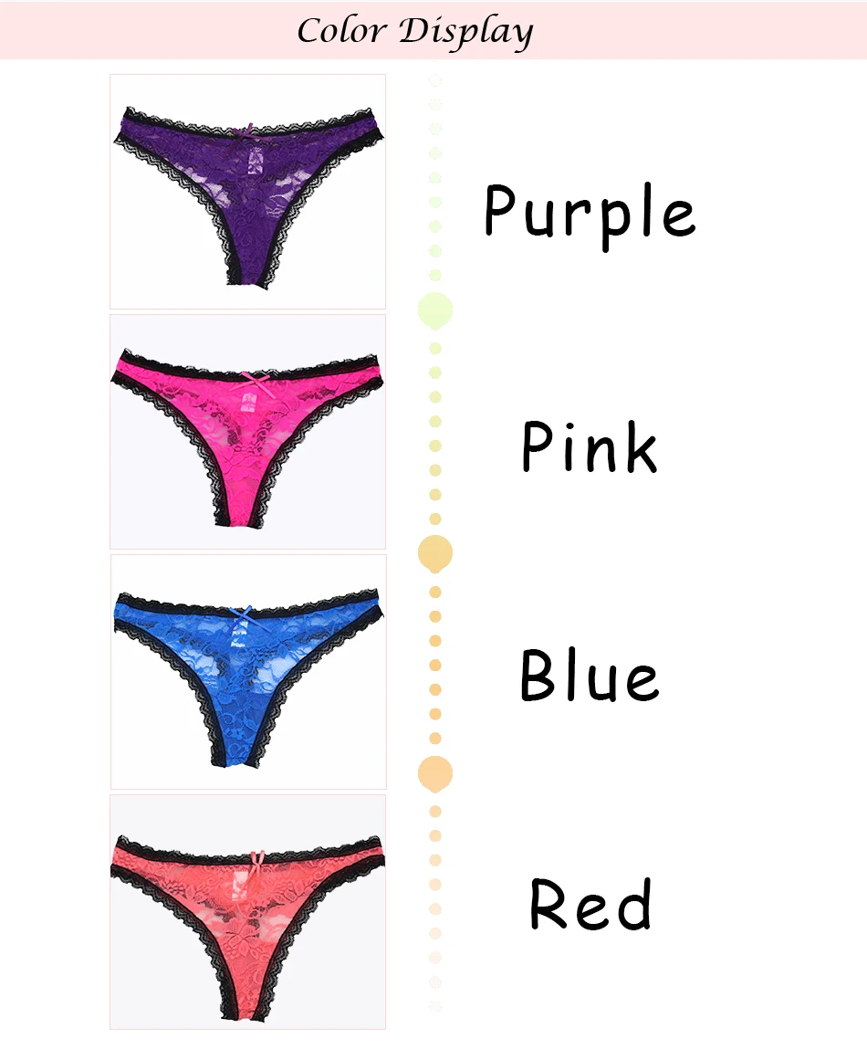 5Pieces / Set Thongs Women Lace Thongs Sexy G-string Transparent Women G-string Double Cotton Crotch Women Underwear
5Pieces / Set Thongs Women Lace Thongs Sexy G-string Transparent Women G-string Double Cotton Crotch Women Underwear