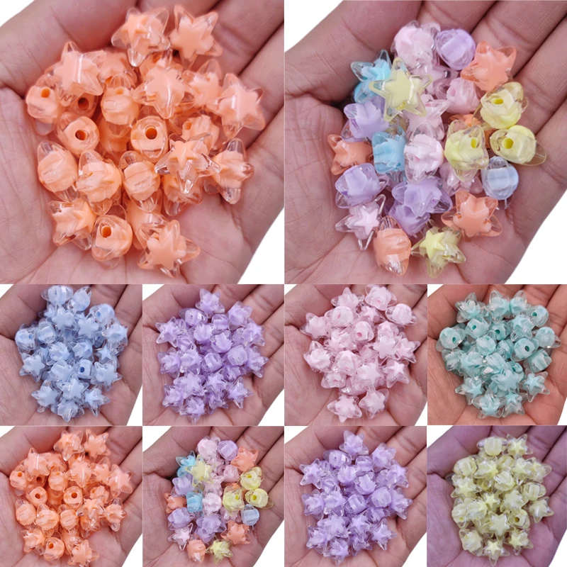 10 Pcs 17 Mm Double Layer Transparent Candy Color Sandwich Star Seed Beads DIY Craft Making Pendant Necklace Bracelet Wholesale
10 Pcs 17 Mm Double Layer Transparent Candy Color Sandwich Star Seed Beads DIY Craft Making Pendant Necklace Bracelet Wholesale