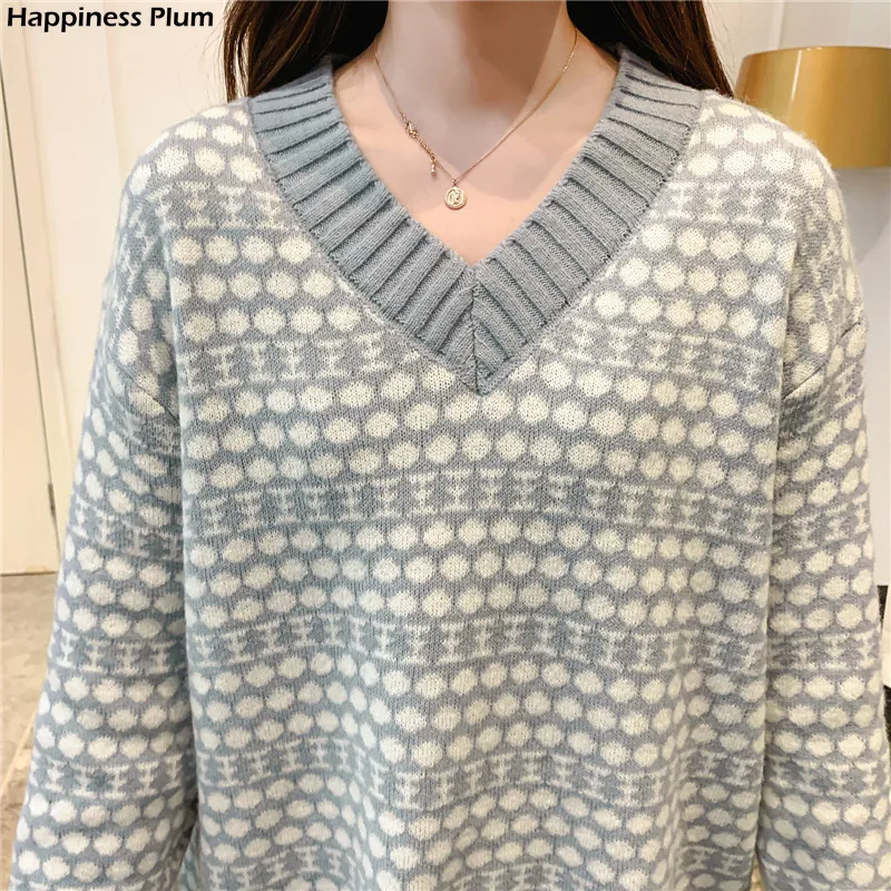 Fashion geometric thick sweater V-neck women's autumn winter Pullover Leisure Office lady fashion knitted sweater 2020
Fashion geometric thick sweater V-neck women's autumn winter Pullover Leisure Office lady fashion knitted sweater 2020