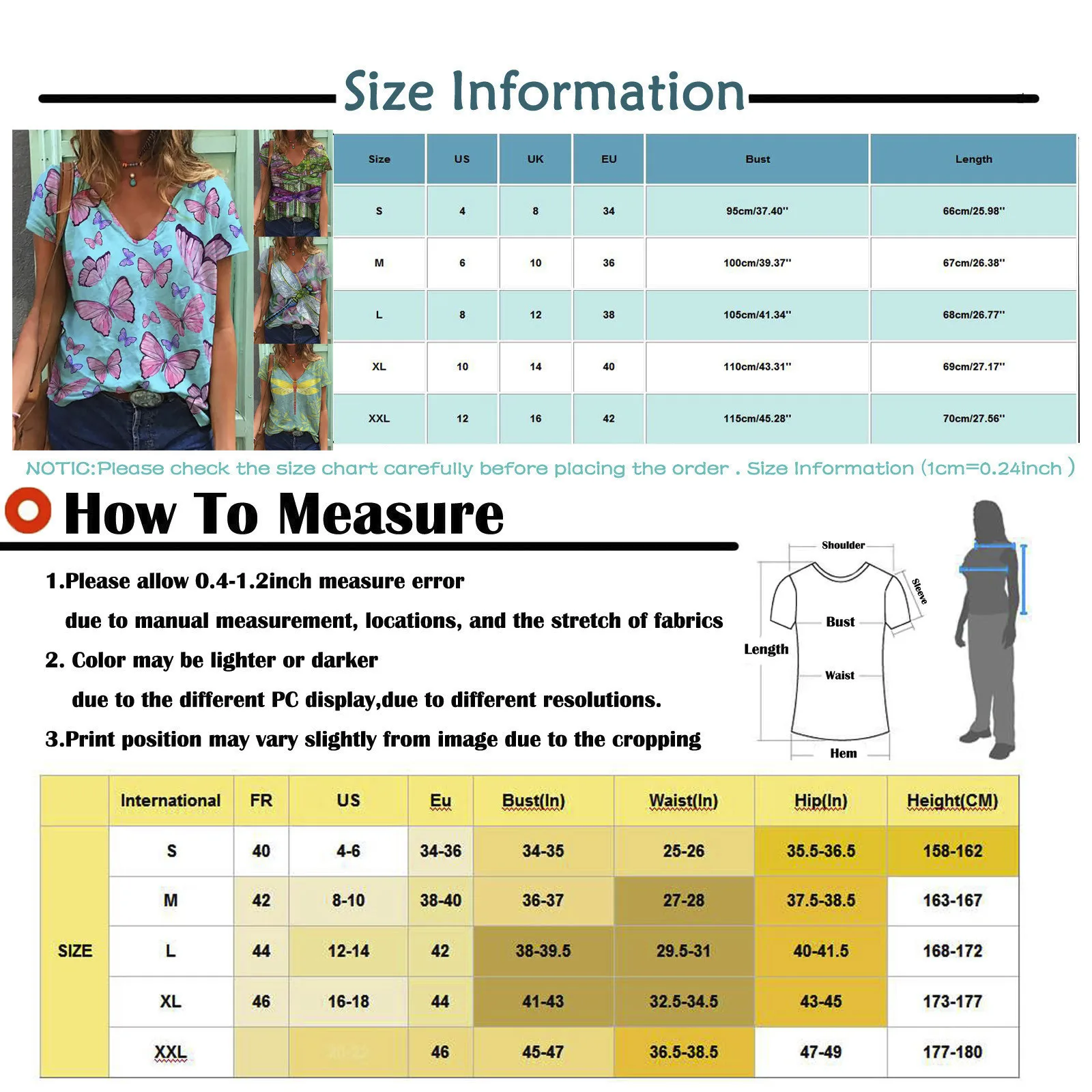 4# Dragonfly Printed Women's T-shirt Plus Size Tops Vintage Short Sleeve T-shirts V-neck Women Clothing Ropa Mujer T Shirt
4# Dragonfly Printed Women's T-shirt Plus Size Tops Vintage Short Sleeve T-shirts V-neck Women Clothing Ropa Mujer T Shirt