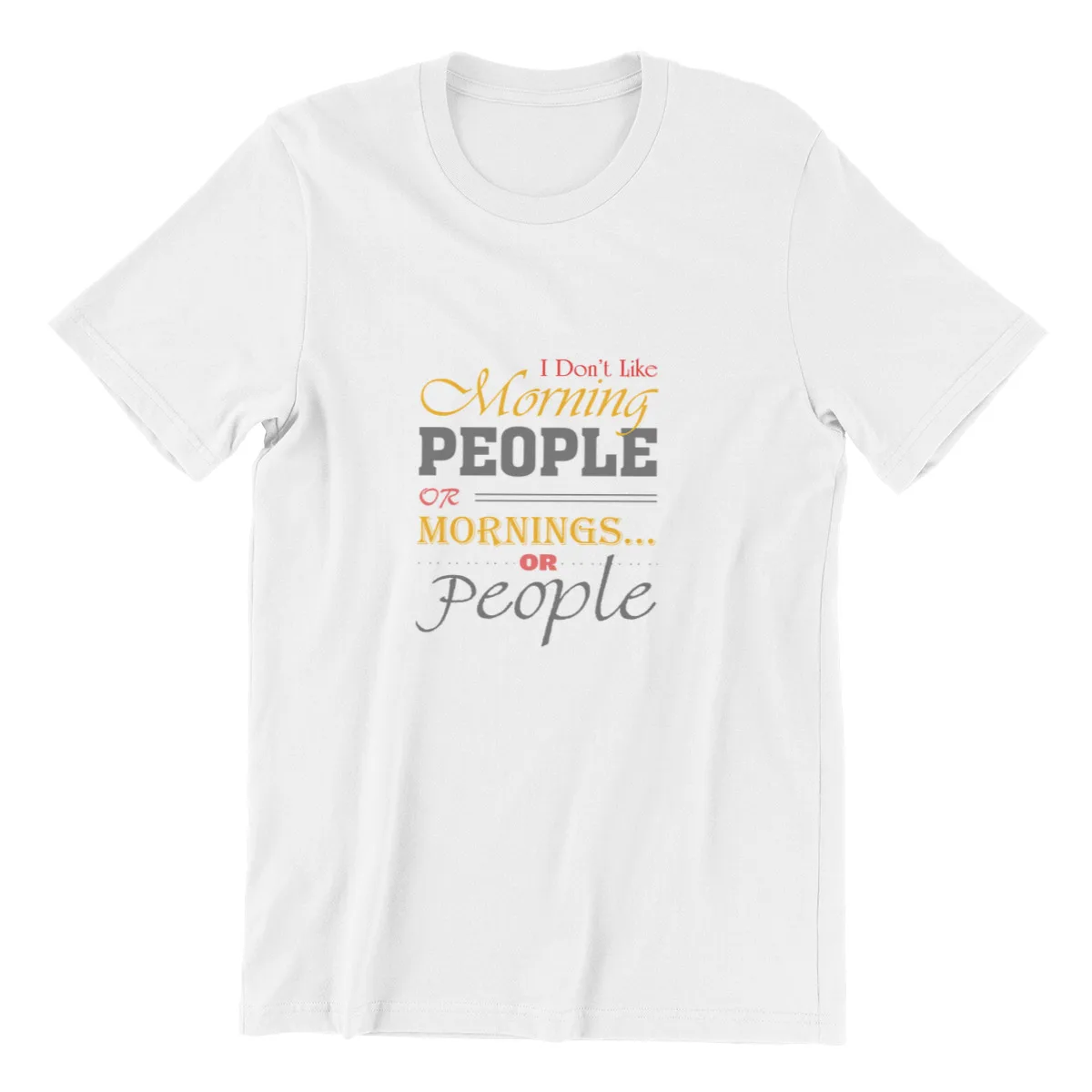 Я не как утром или People с рисунком из мультфильма на заказ в винтажном стиле