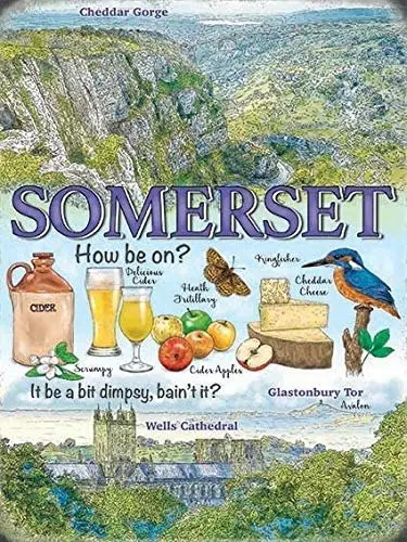 Retro Home Decoration Metal Wall Signs Somerset's Scenery Living Room Room Wall Decoration Metal Tin Signs 8x12 or 12x16 Inches
Retro Home Decoration Metal Wall Signs Somerset's Scenery Living Room Room Wall Decoration Metal Tin Signs 8x12 or 12x16 Inches