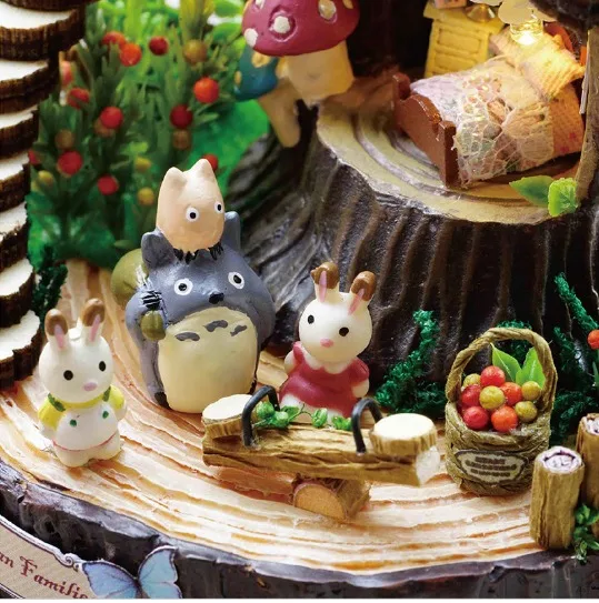 Forest Wooden Totoro DIY Doll House Home Decoration Handmade Cartoon Kit Miniature Home Assembling Toys Dollhouse Gift Toy
Forest Wooden Totoro DIY Doll House Home Decoration Handmade Cartoon Kit Miniature Home Assembling Toys Dollhouse Gift Toy