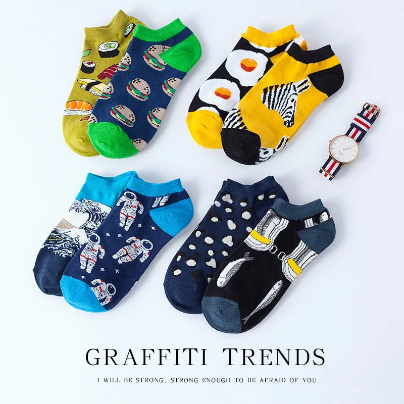 5 Pairs Summer Thin Harajuku Funny Socks Cotton Japanese Fashion Kawaii Socks Avocado Animal Cosmonaut Socks Women EUR36-43
5 Pairs Summer Thin Harajuku Funny Socks Cotton Japanese Fashion Kawaii Socks Avocado Animal Cosmonaut Socks Women EUR36-43