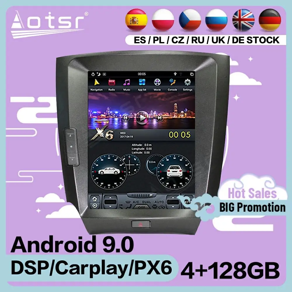 128G Tesla Screen Multimedia Stereo Android Player For LEXUS IS250 IS300 IS350 2005 2006 2007 2008 2009 2010 2011 2012 Head Unit
128G Tesla Screen Multimedia Stereo Android Player For LEXUS IS250 IS300 IS350 2005 2006 2007 2008 2009 2010 2011 2012 Head Unit