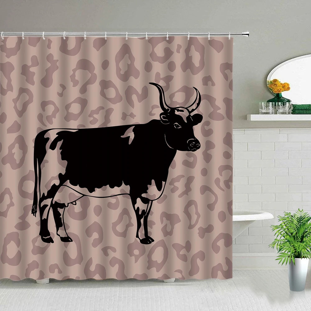 Fun Cartoon Farm Animal Cow Shower Curtains Sunflower Flower Wood Board Backdrop Bathroom Decor Cloth Waterproof Hooks Curtain
Fun Cartoon Farm Animal Cow Shower Curtains Sunflower Flower Wood Board Backdrop Bathroom Decor Cloth Waterproof Hooks Curtain