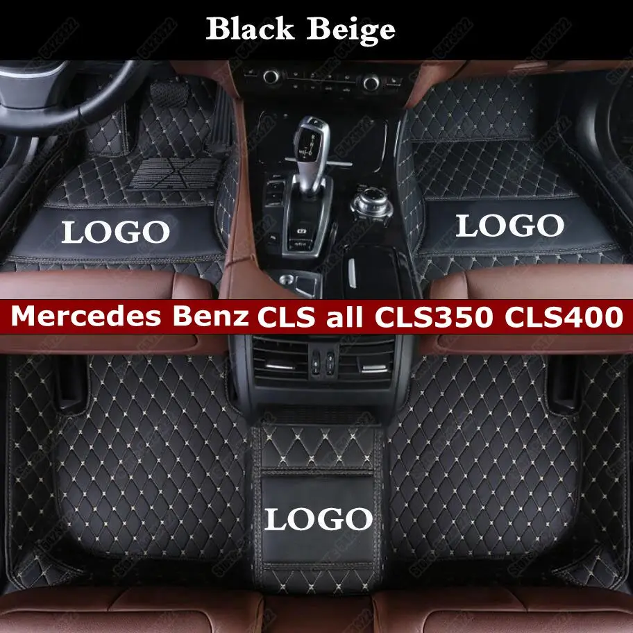 Кожаные автомобильные коврики для Mercedes Benz CLS всех CLS350 CLS400 CLS450 CLS500 CLS550 CLS63 AMG