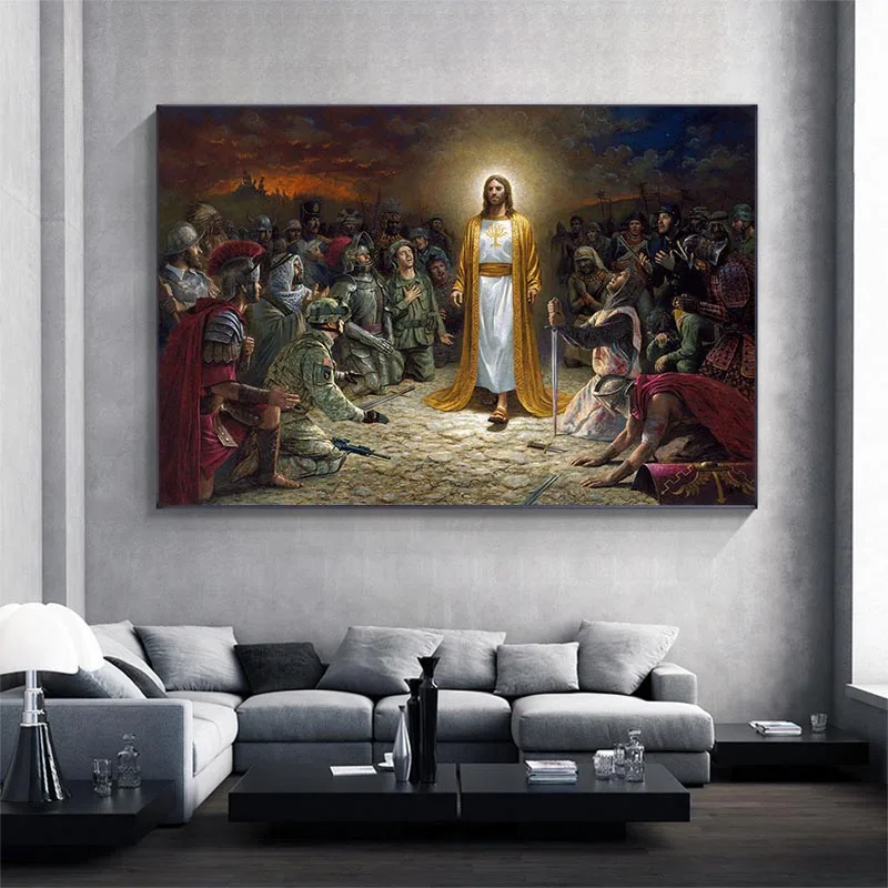 Christian Jesus Saves the World Wall Art Canvas Painting Figure Wall Art Prints Pictures For Church Living Room Home Decoration
Christian Jesus Saves the World Wall Art Canvas Painting Figure Wall Art Prints Pictures For Church Living Room Home Decoration