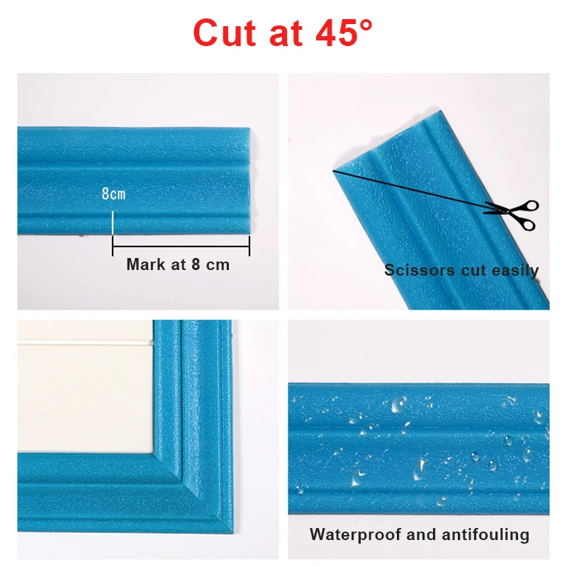 Wall Trim Line Skirting Border 3D Pattern Sticker Decoration Self Adhesive Waterproof Strip Home PLDI889
Wall Trim Line Skirting Border 3D Pattern Sticker Decoration Self Adhesive Waterproof Strip Home PLDI889