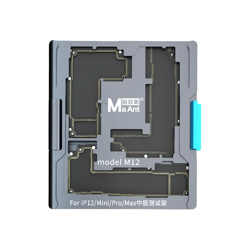 MaAnt M12 4in1 Testing Fixture For iPhone 12 12 Mini 12 Pro 12 Pro Max Middle Level Logic Board Repair Function Test
MaAnt M12 4in1 Testing Fixture For iPhone 12 12 Mini 12 Pro 12 Pro Max Middle Level Logic Board Repair Function Test
