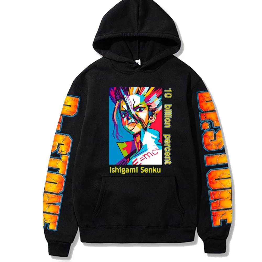 Мужская толстовка с капюшоном Dr.STONE, уличная одежда в стиле хип-хоп, свитшот с аниме принтом, Мужская толстовка, 2021 
Мужская толстовка с капюшоном Dr.STONE, уличная одежда в стиле хип-хоп, свитшот с аниме принтом, Мужская толстовка, 2021