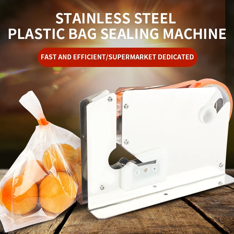 Stainless steel fruit shop supermarket special tie mouth machine plastic bag sealing machine tape cutter tape sealing machine
Stainless steel fruit shop supermarket special tie mouth machine plastic bag sealing machine tape cutter tape sealing machine