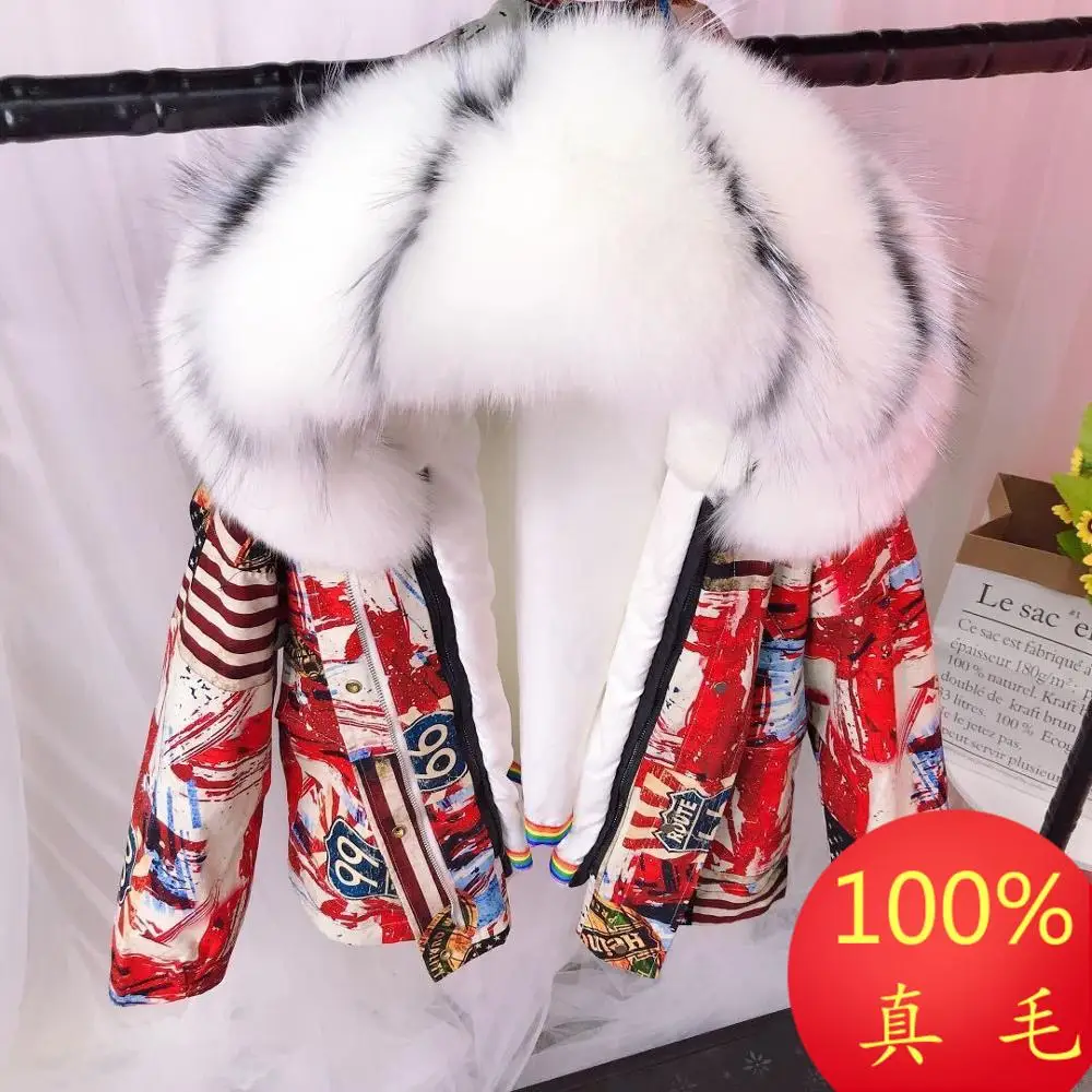 2020 New Winter Thicken Parka Women Real Fox fur Hooded Jacket Warm Short Outwear Detachable Female Rabbit Fur lined Winter Coat
2020 New Winter Thicken Parka Women Real Fox fur Hooded Jacket Warm Short Outwear Detachable Female Rabbit Fur lined Winter Coat