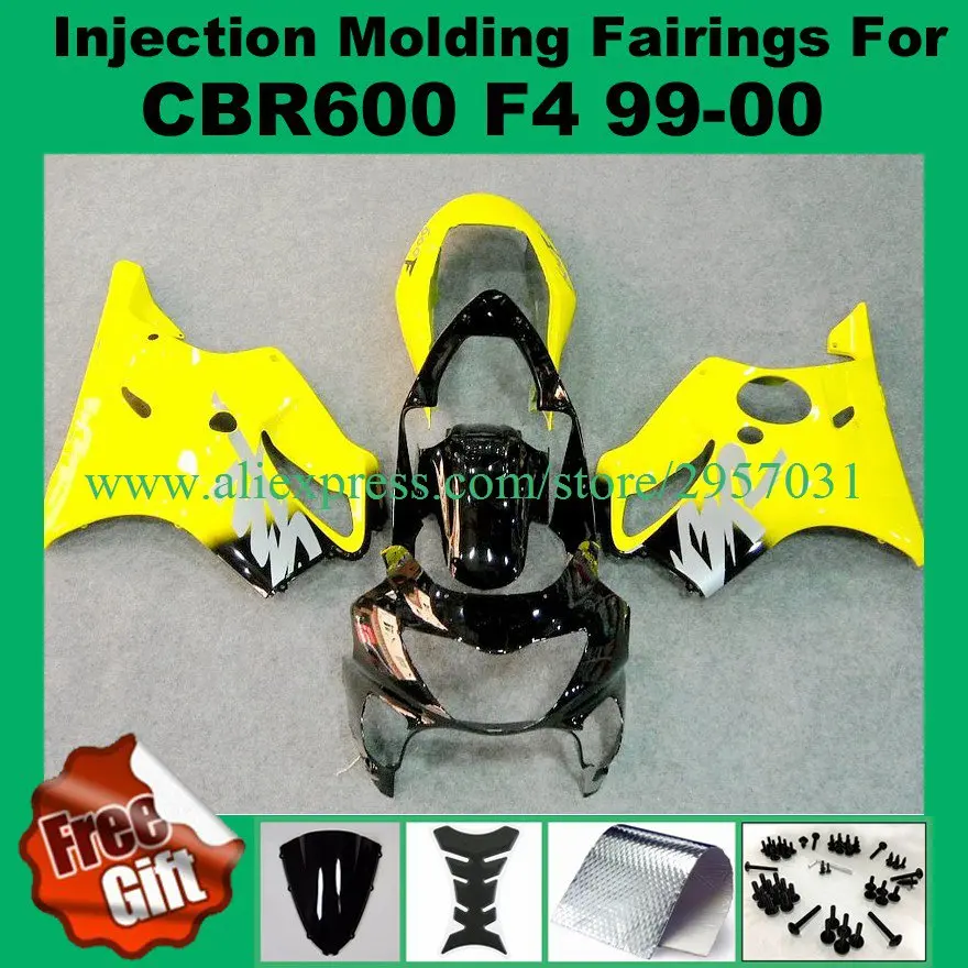 Free screws+gifts Fairing kit for HONDA INJECTION mold CBR 600 F4 fairings 1999 2000 CBR600 99 00 Yellow Black I342
Free screws+gifts Fairing kit for HONDA INJECTION mold CBR 600 F4 fairings 1999 2000 CBR600 99 00 Yellow Black I342