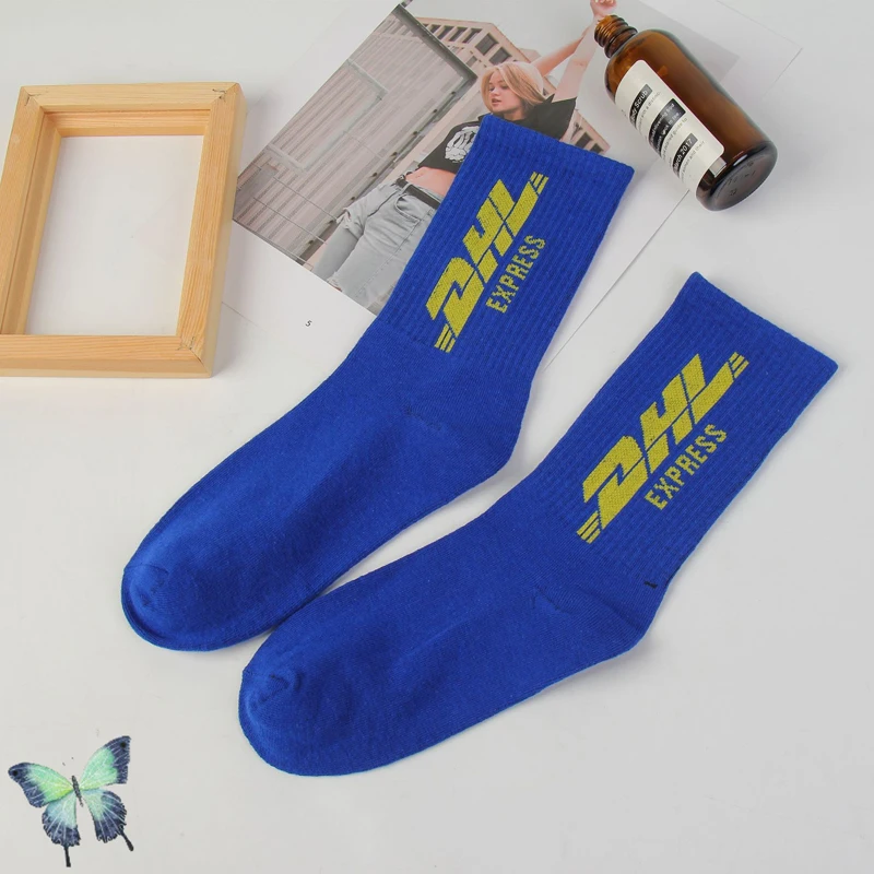 4 Pairs DHL Socks Unisex Fashion Middle Tube Socks DHL Express Sock
4 Pairs DHL Socks Unisex Fashion Middle Tube Socks DHL Express Sock