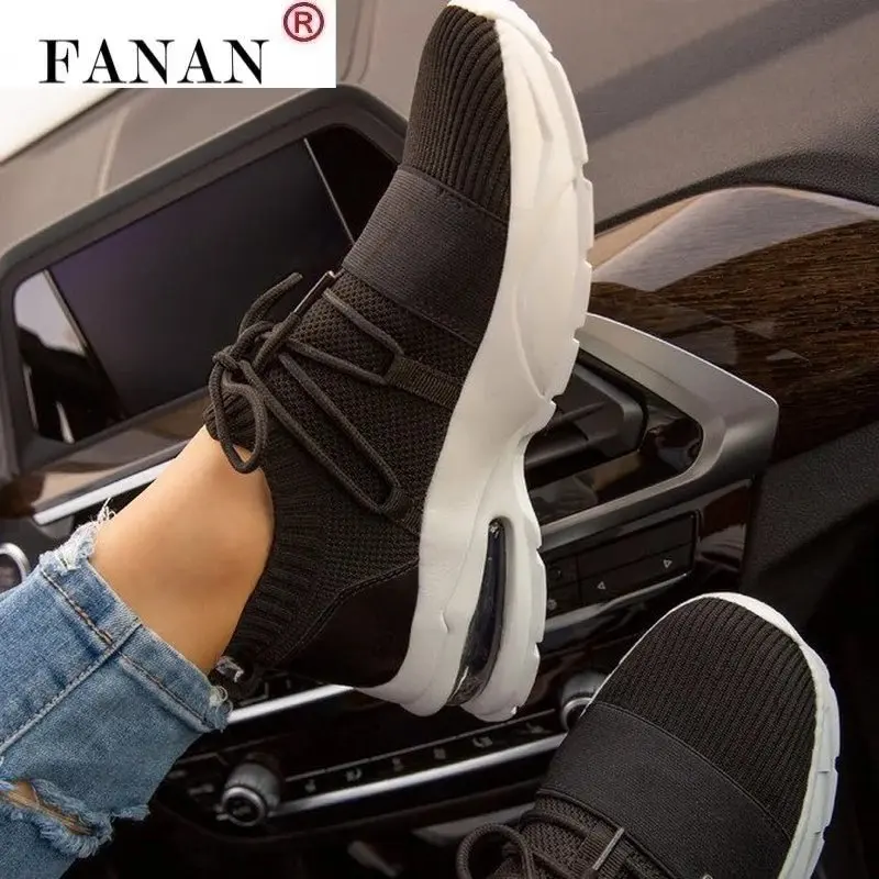 2021 Women's Sneakers Summer Women's Shoes Shockproof Breathable Socks Casual Shoes Lace-up Tennis Shoes Woman Large Size 36-43
2021 Women's Sneakers Summer Women's Shoes Shockproof Breathable Socks Casual Shoes Lace-up Tennis Shoes Woman Large Size 36-43