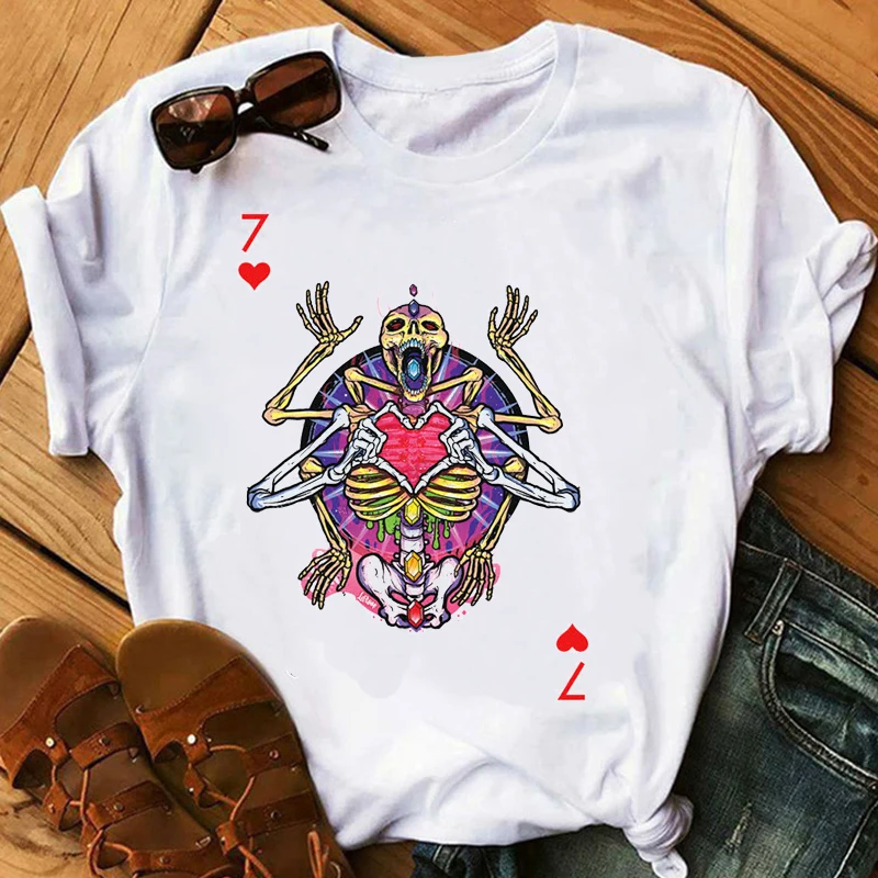 tops playing cards graphic t shirts card heart tees poker 7 print tshirt goth t shirt women grunge aesthetic clothes streetwear
tops playing cards graphic t shirts card heart tees poker 7 print tshirt goth t shirt women grunge aesthetic clothes streetwear