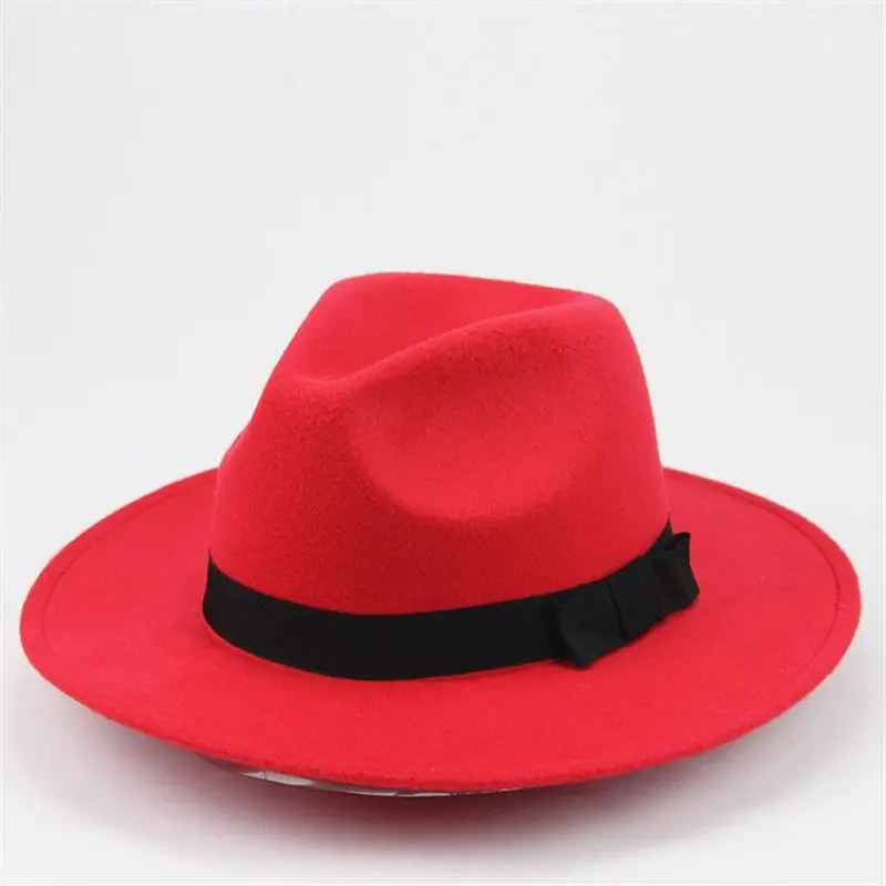 Acrylic Solid Bow Brimmed Hat Travel Cap Fedoras Jazz Hat Panama Hats for Women and Girl 01
Acrylic Solid Bow Brimmed Hat Travel Cap Fedoras Jazz Hat Panama Hats for Women and Girl 01