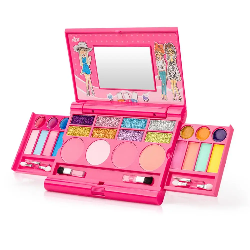 Princess Girls Cosmetics Play Set Palette Vanity With Mirror Washable And Non Toxic Makeup Kit For Kids Pretend Play Makeup Box
Princess Girls Cosmetics Play Set Palette Vanity With Mirror Washable And Non Toxic Makeup Kit For Kids Pretend Play Makeup Box