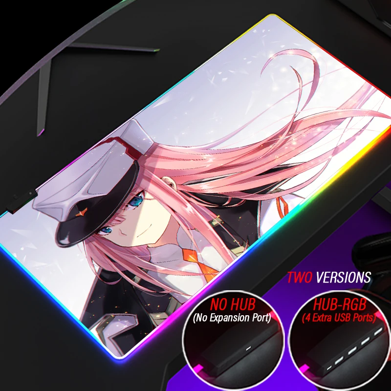 Игровой коврик для мыши со светодиодной подсветкой в стиле аниме, милый любимый в FRANXX ZERO TWO, RGB, HD, персонализированный Настольный коврик, 4 по... 
Игровой коврик для мыши со светодиодной подсветкой в стиле аниме, милый любимый в FRANXX ZERO TWO, RGB, HD, персонализированный Настольный коврик, 4 по...