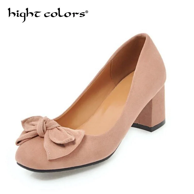 2020 Sweet Style Women Pumps Suede Square Toe Single Shoes Butterfly-knot Thick High Heels Women Pumps Elegant Shoes Size 34-45
2020 Sweet Style Women Pumps Suede Square Toe Single Shoes Butterfly-knot Thick High Heels Women Pumps Elegant Shoes Size 34-45