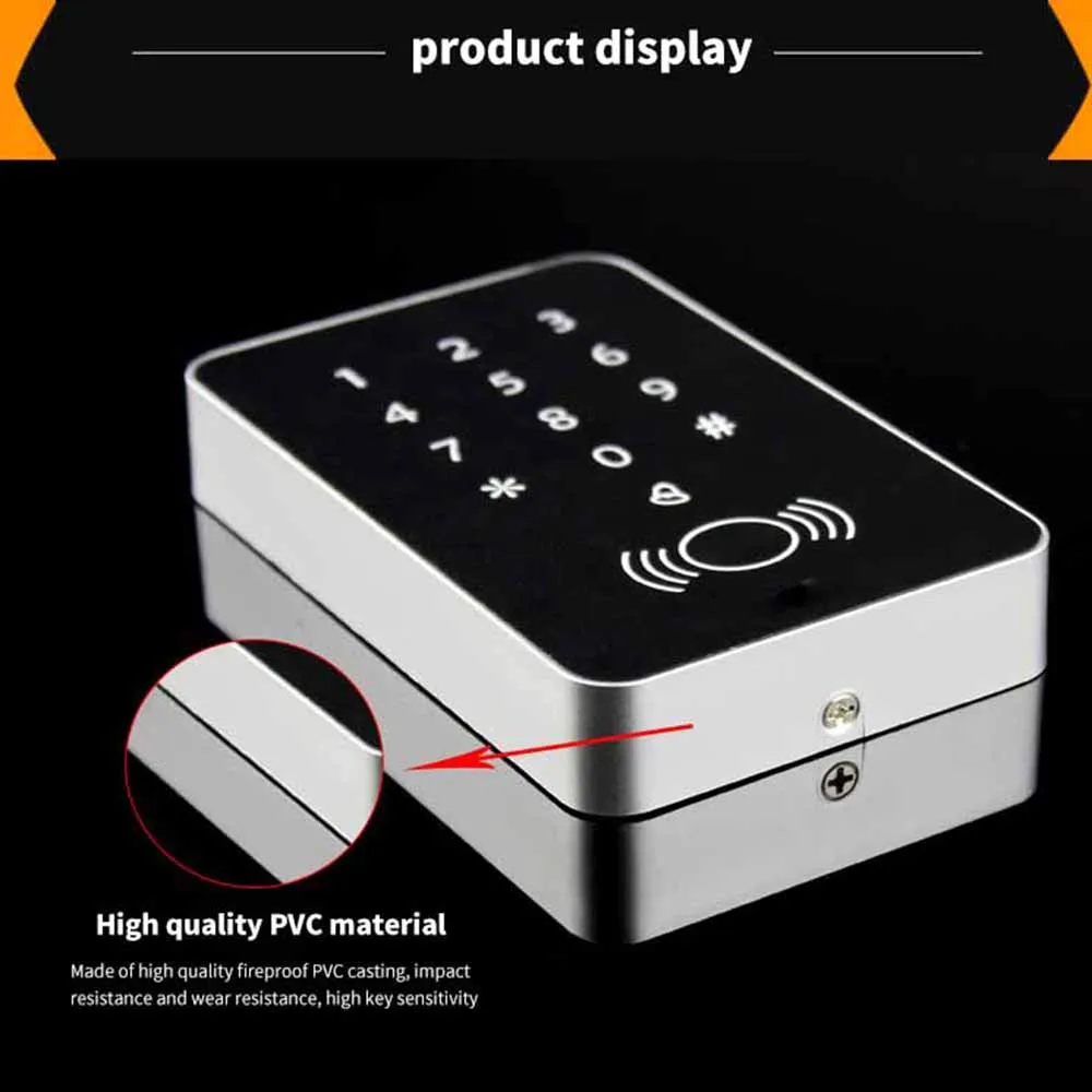 Control System Door Lock Opener Keyboard System 125KHz RFID Access Control Keypad ID Card Reader Door Password Access
Control System Door Lock Opener Keyboard System 125KHz RFID Access Control Keypad ID Card Reader Door Password Access