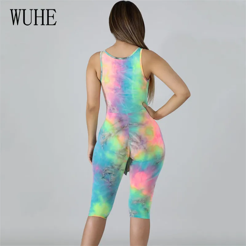 WUHE Print Batik Rompers Lace Up Package Hip Tight Off Shoulder Square Collar Sleeveless Sports Fitness Streetwear Club Overalls
WUHE Print Batik Rompers Lace Up Package Hip Tight Off Shoulder Square Collar Sleeveless Sports Fitness Streetwear Club Overalls