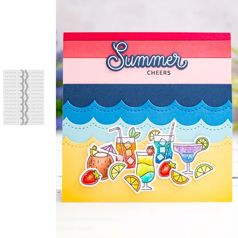 Small Wave Metal Cutting Dies and Stamps DIY Scrapbooking Card Stencil Paper Cards Handmade Album Stamp Die Sheets Card Handmade
Small Wave Metal Cutting Dies and Stamps DIY Scrapbooking Card Stencil Paper Cards Handmade Album Stamp Die Sheets Card Handmade