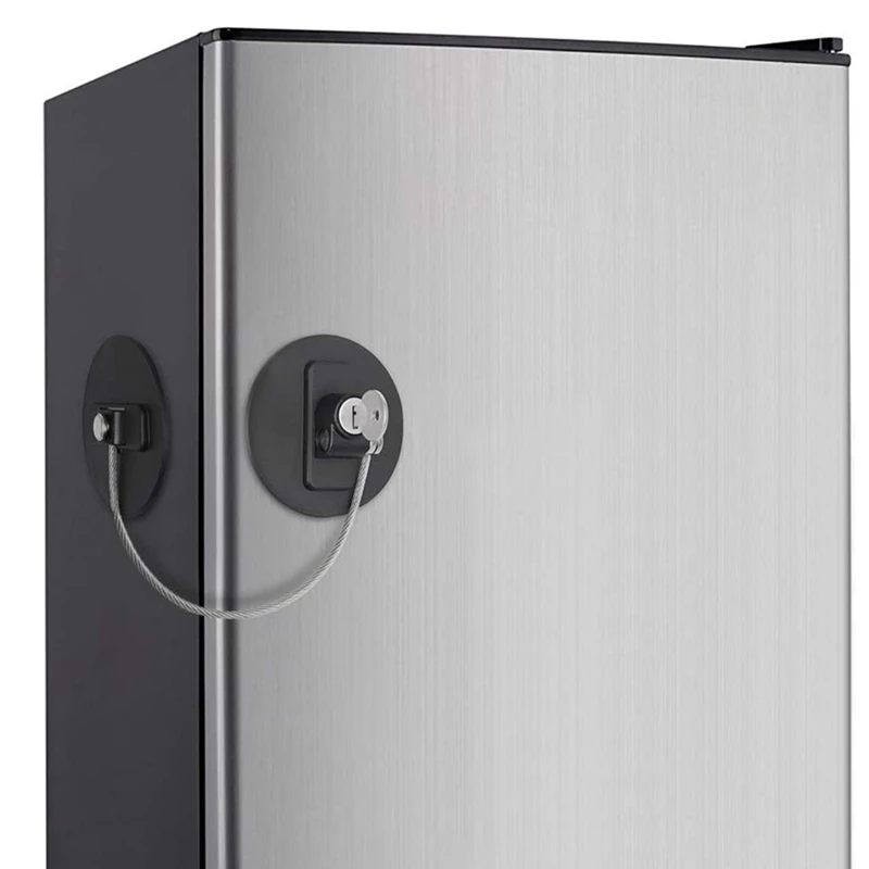 Refrigerator Lock 4 Pack Freezer Door Lock Child Safety Cabinet Lock with 8PCS Keys for Refrigerator Drawer Cabinet
Refrigerator Lock 4 Pack Freezer Door Lock Child Safety Cabinet Lock with 8PCS Keys for Refrigerator Drawer Cabinet