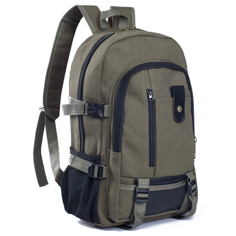 Men's canvas backpack 2020 new leisure travel mountain hiking trekking large capacity simple design backpack
Men's canvas backpack 2020 new leisure travel mountain hiking trekking large capacity simple design backpack