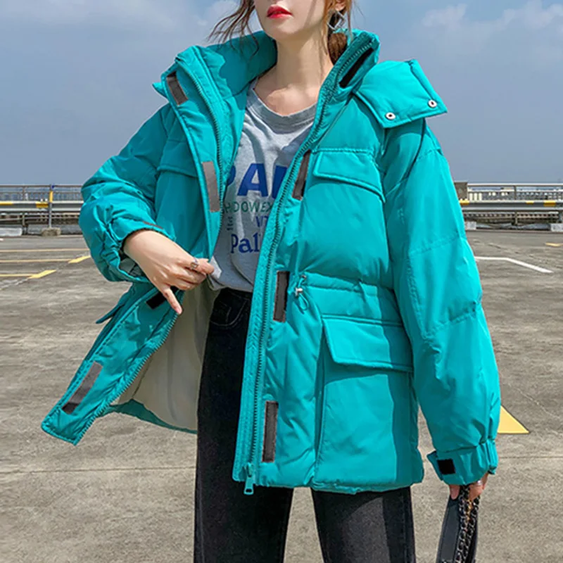 Fashion Winter Women Hooded 90% White Duck Down Short Coat Casual Female Loose Thick Warm Snow Outwear Ladies Down Jackets
Fashion Winter Women Hooded 90% White Duck Down Short Coat Casual Female Loose Thick Warm Snow Outwear Ladies Down Jackets