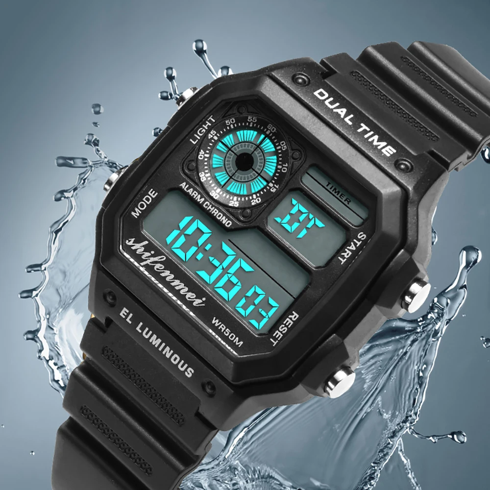Shifenmei Multifunction Men's Watch Watches Electronic Led Digital Sports Military Men Digital Male Clock Relogios Masculino
Shifenmei Multifunction Men's Watch Watches Electronic Led Digital Sports Military Men Digital Male Clock Relogios Masculino