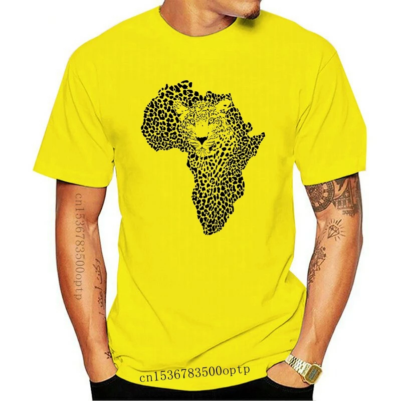 New Africa T - - Shirt Wildlife Leopard Africa Design Print 100% Cotton Unisex Women Cool Tops Tee Shirt
New Africa T - - Shirt Wildlife Leopard Africa Design Print 100% Cotton Unisex Women Cool Tops Tee Shirt