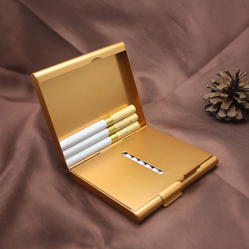 

Smoker Cigarette Case Box Frosted Cigarette Box Smoking Tobacco Case Box For Men's Gift Cigarette Accessories Storage Cover