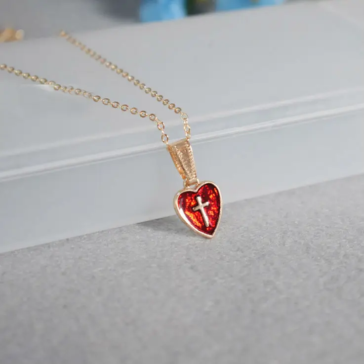 Christian Gift Cross Necklace Youth Fellow Jewelry Pendant Alloy Clavicle Chain Necklace Gospel Gift, Church Souvenir
Christian Gift Cross Necklace Youth Fellow Jewelry Pendant Alloy Clavicle Chain Necklace Gospel Gift, Church Souvenir