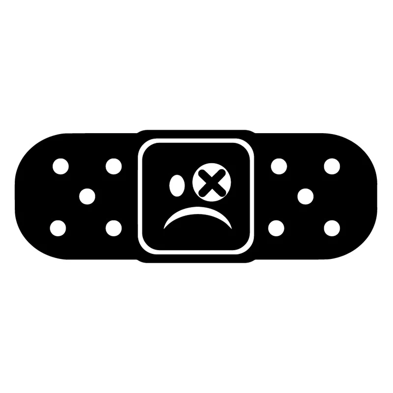 LLY-0141BANDAID SAD FACE Band-aid Cartoon Car Sticker PVC Body Decoration Personality Waterproof Cars Motorcycle Decals Decor
LLY-0141BANDAID SAD FACE Band-aid Cartoon Car Sticker PVC Body Decoration Personality Waterproof Cars Motorcycle Decals Decor