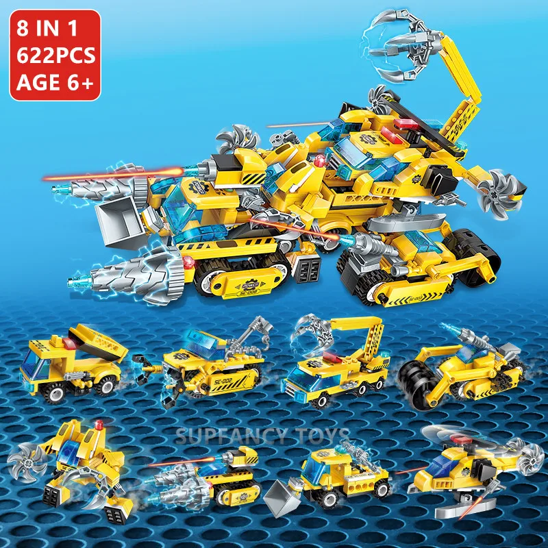 Enlighten Transformer Construction Engineering Building Blocks Brinquedos Legend of Chariot Bricks Educational Toys for Children
Enlighten Transformer Construction Engineering Building Blocks Brinquedos Legend of Chariot Bricks Educational Toys for Children