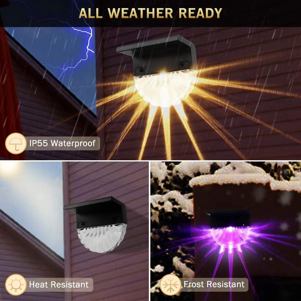 LED Acrylic Shell Shape Solar Power RGB Colorful Warm White Corridor Stair Light Outdoor Garden Courtyard Step Fence Wall Lamp
LED Acrylic Shell Shape Solar Power RGB Colorful Warm White Corridor Stair Light Outdoor Garden Courtyard Step Fence Wall Lamp