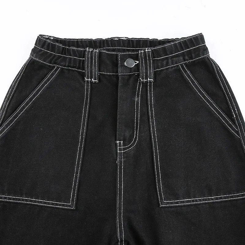 Pocket Patchwork Baggy Jeans Fashion Streetwear 2021 Y2K Line Cotton Women Denim Trouser Loose Cargo Pants Korean Jeans Harajuku
Pocket Patchwork Baggy Jeans Fashion Streetwear 2021 Y2K Line Cotton Women Denim Trouser Loose Cargo Pants Korean Jeans Harajuku