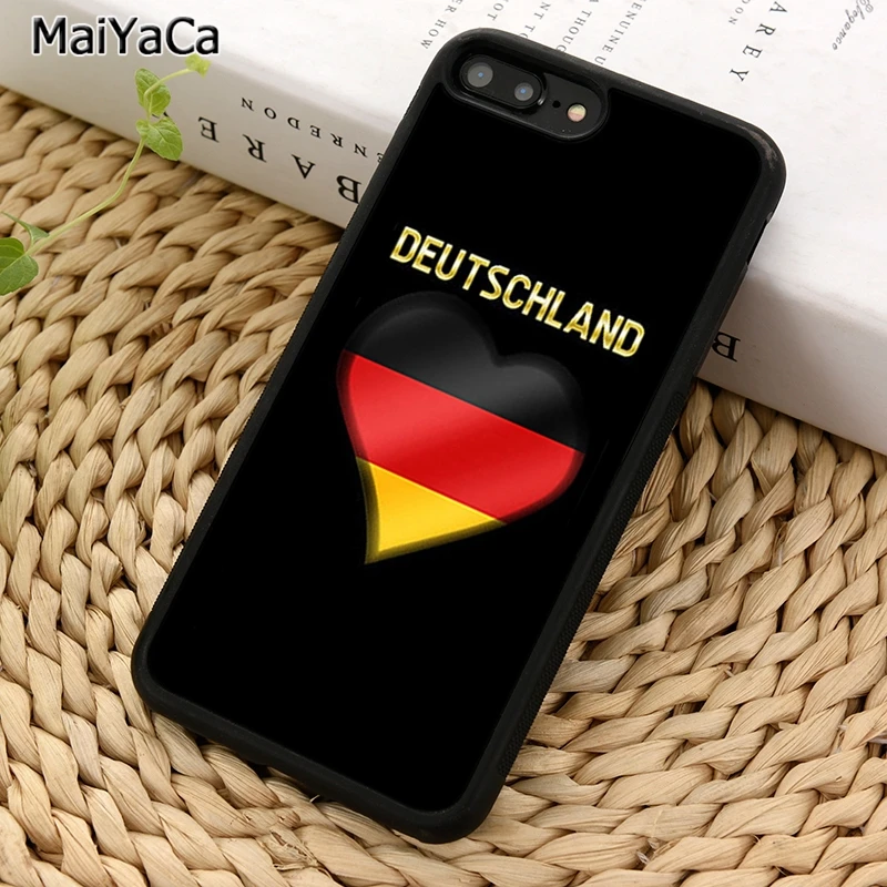 MaiYaCa чехлы для телефонов с немецким флагом чемпионата мира в Германии iPhone X XR XS 11 12